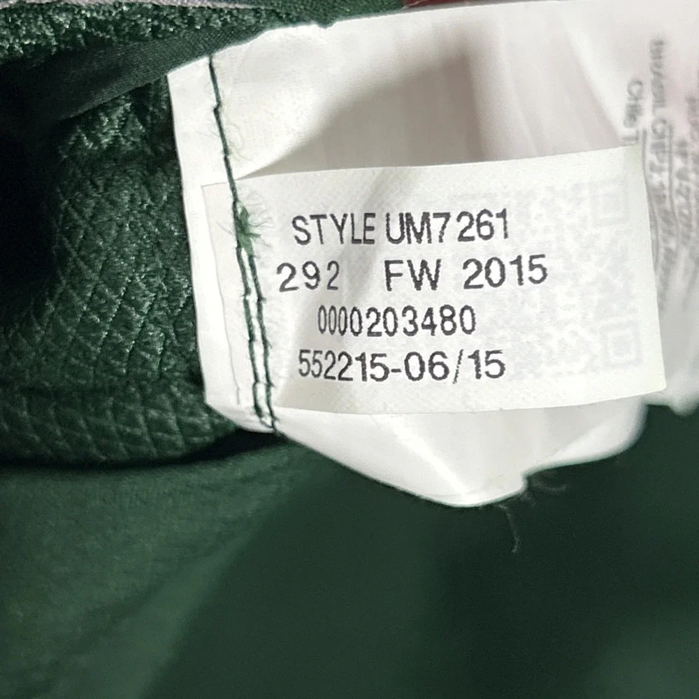 Under Armour Baylor Bears Kids Youth Medium Green Full Zip Hooded Jacket JM YMD